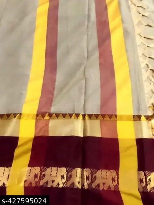 Hathi Design Silk Saree (Hathi Saree) - Image 3