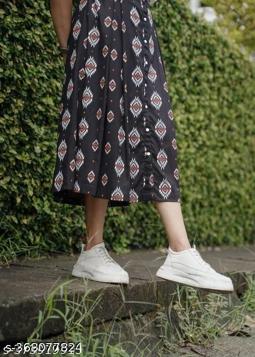 Black Digital Printed partwar Dungree - Image 2